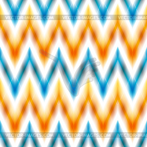 Seamless ikat ethnic pattern - vector clipart