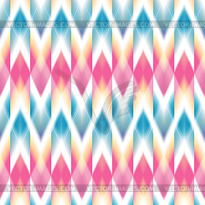 Seamless ikat ethnic pattern - vector image