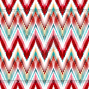 Seamless ikat ethnic pattern - vector image