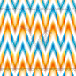 Seamless ikat ethnic pattern - vector image