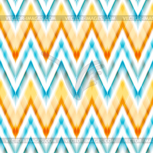 Seamless ikat ethnic pattern - vector image