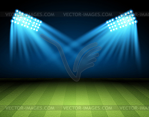 Футбол арена - векторизованное изображение клипарта