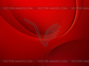 Red Template Abstract background with curves lines - vector clip art