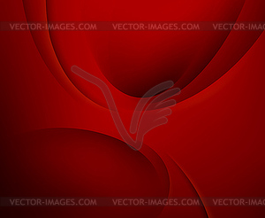 Red Template Abstract background with curves lines - vector clipart