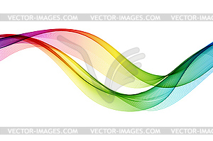 Abstract background, blue violet wavy - vector image