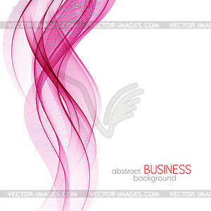 Abstract background, pink wavy - vector clipart