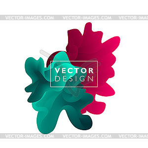 Abstract color cloud - vector clipart