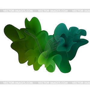 Abstract color cloud - vector clipart