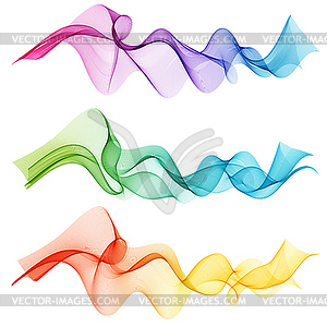 Abstract background, color wavy - vector clipart