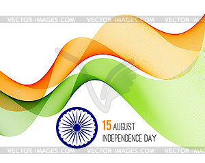 Indian Independence Day concept background with - vector clip art
