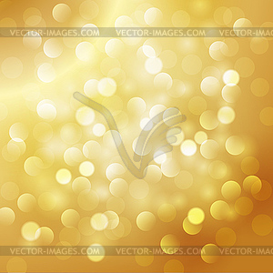 Christmas abstract gold background - vector image