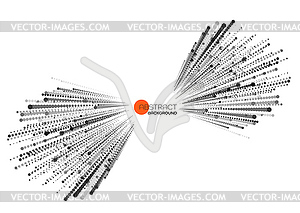 Explosion lines - royalty-free vector image