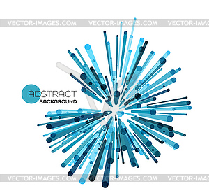 Explosion lines - vector clip art