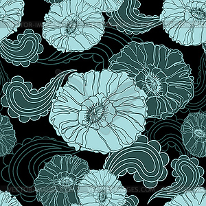 Floral seamless pattern - vector clipart / vector image