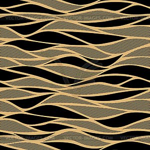 Seamless wave pattern for textile and decoration - color vector clipart