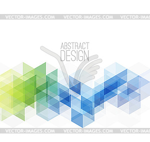 Abstract retro geometric background. Template - vector image