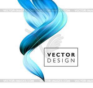 Абстрактный красочный фон, цвет потока жидкости wav - векторизованное изображение