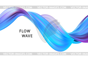 Абстрактный красочный фон, цвет потока жидкости wav - изображение векторного клипарта