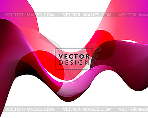 Abstract colorful background, color flow liquid wav - vector EPS clipart