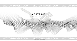 Abstract background with dots lines. particles. - vector image