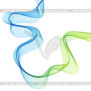 Abstract colorful background, color flow wave for - vector image