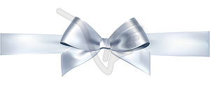 Bow and ribbon - vector image