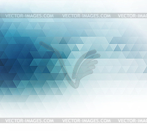 Color abstract geometric banner with triangle - vector image