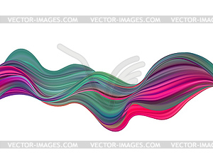 Abstract colorful background, color flow liquid wav - vector clip art