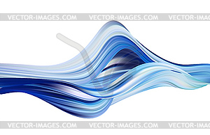 Abstract colorful background, color flow liquid wave - vector clipart