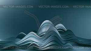 Abstract colorful background, gray flow liquid - vector clipart