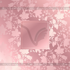 Abstract vintage seamless damask pattern. Floral - vector clip art