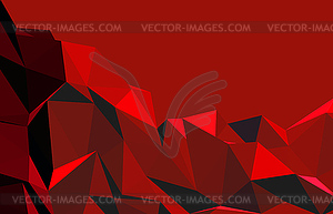 Abstract template design with colorful geometric - vector clipart