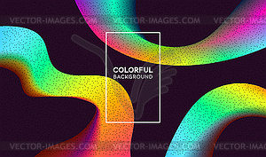Moving colorful abstract background. Dynamic Effect - vector clip art