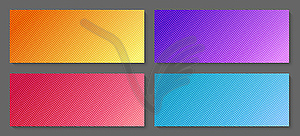 Minimal covers design. Geometric halftone gradients - vector clipart