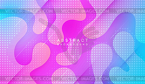 Moving colorful abstract background. Dynamic Effect - vector image