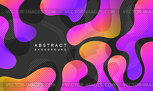 Moving colorful abstract background. Dynamic Effect - vector clipart