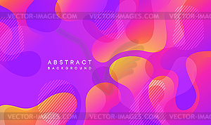 Moving colorful abstract background. Dynamic Effect - vector image