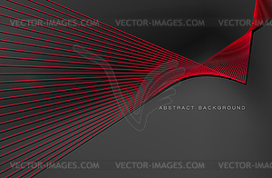 Абстрактный фон, красная линия для дизайна брошюры, - изображение в векторном формате