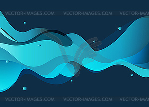 Moving colorful abstract background. Dynamic Effect - royalty-free vector clipart