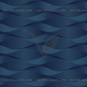 Cutting seamless texture. Wavy background. - vector clipart / vector image