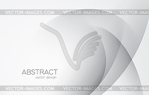 Абстрактный белый монохромный фон, для дизайна - векторное изображение