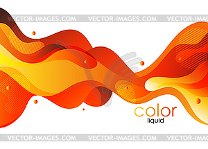 Moving colorful abstract background. Dynamic Effect - vector clip art