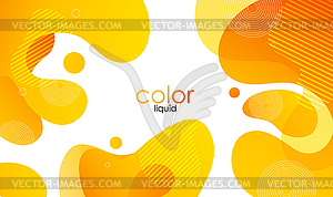 Moving colorful abstract background. Dynamic Effect - vector clip art