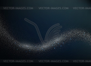 Abstract shiny glitter overlay design element - vector clipart