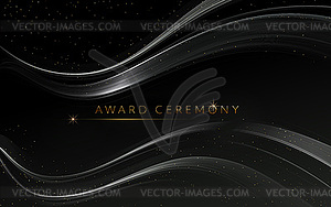 Award nomination ceremony luxury background with - vector clipart / vector image
