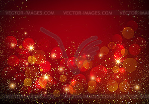 Holiday Abstract shiny color gold design element - royalty-free vector image