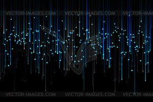 Abstract digital particles. abstract big data - vector image