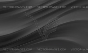 Smooth elegant black satin texture abstract - vector image