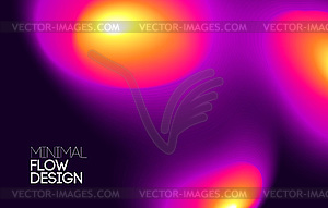 Moving colorful abstract background. Dynamic neon - vector clipart