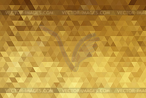 Abstract golden triangle pattern background. No - vector clipart